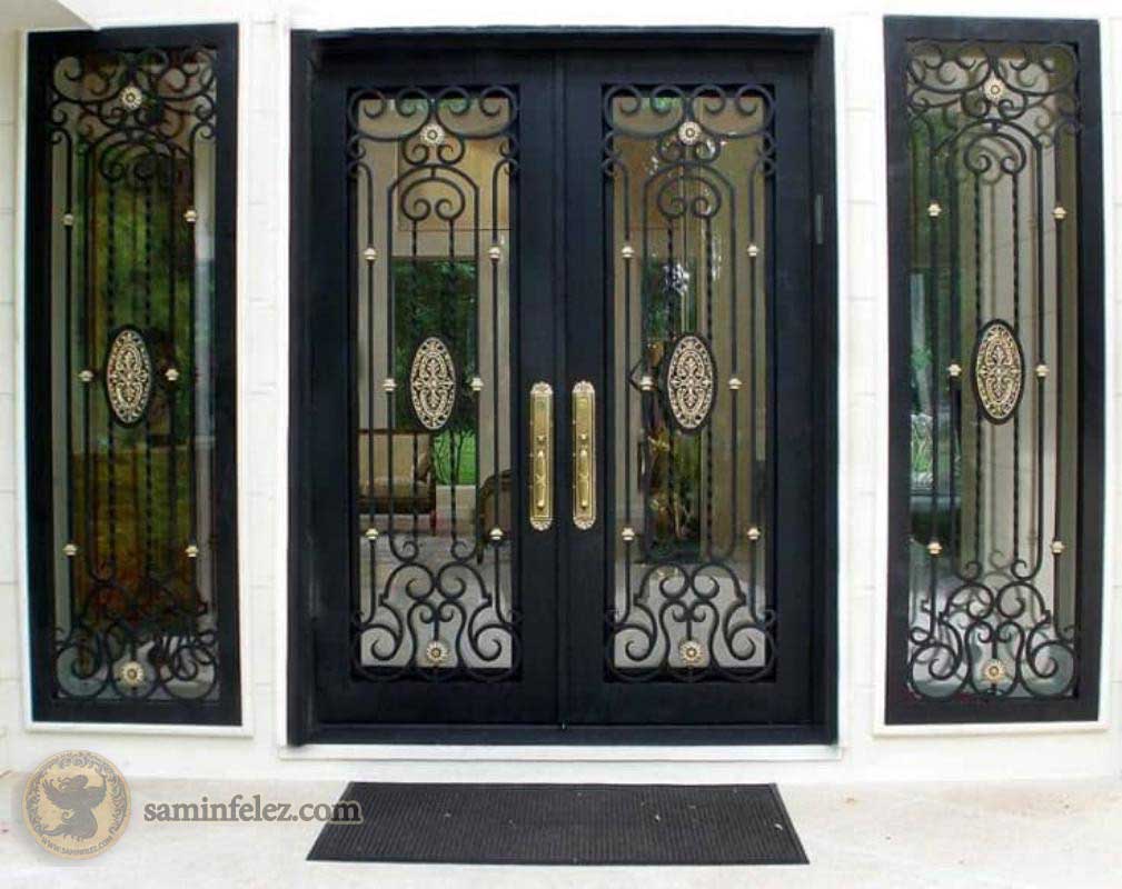 درب لابی آپارتمان امپریال گلد کد SL-020